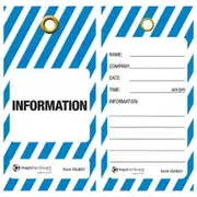 MASTER LOCK Information Padlock Tags - 25 Pack TAGINFO
