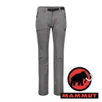 【MAMMUT 長毛象】YADKIN2.0女防潑水保暖軟殼長褲『鋼鐵灰』1021-01220 戶外 露營 登山 健行 防