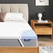 Twin Mattress Topper, Avenco Twin Mattress Topper Memory Foam, 3 Inch Mattress Topper Twin with Removable Cover for College Dorm, Reversible Medium Firm, Comfort CertiPUR-US Foam