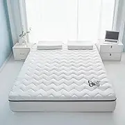 Foldable Soybean Fiber Medium-Thick Soft Mattress, Household Convenient Single and Double Sleeping pad