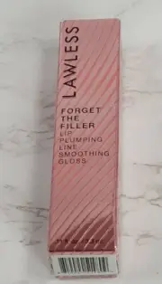 Lawless Forget The Filler Lip Plumping Line Smoothing Gloss ROSY OUTLOOK NIB