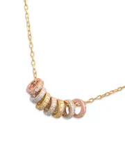 Shashi Gaia Pave Necklace, 16.25-18.25