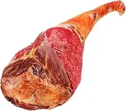 Totority Ham Plush Pillow Stuffed Food Cushion Ham Cushion for Sofa Plush Food Cushion Meat Back Cushion Funny Food Plush 3D Meat Cushion 3D Ham Cushion Plush Ham Pp Cotton