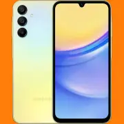 Samsung Galaxy A15 Dual SIM (4GB RAM, 128GB, Yellow) - Brand New