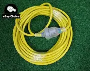 15Amp 10M Caravan Extension Lead Yellow Outdoor Camping Motorhome
