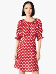 block flower fluid dress