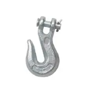 Pack of 10 - 3/8" Clevis Chain Grab Hook Grade 43 w/ 5,400 LB Load Limit