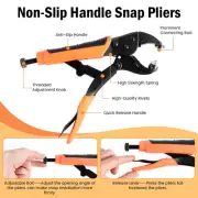 60 Sets Snap Fastener Tool Kit Heavy Duty Snap Button Tool Kit with beKng