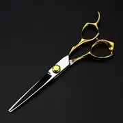 Hair Cutting Scissors, 6Inch Professional Japan 440C Steel d Scissor Cutting Barber Haircut Thinning Shears Hairdressing Scissors,Set with Bag