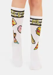 [Dolls Kill X Hanna Barbera] Scooby Snacks Crew Socks