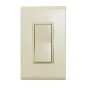 LIGHTOLIER PS-3P-I SPDT SWITCH, LIGHT SWITCH, ON/OFF, 3-WAY, IVORY