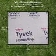 Tyvek Footprint for the Kelty Discovery Basecamp 4 Tent