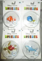 DISNEY PIXAR FINDING NEMO FIGURES DORY BRUCE SQUIRT POSEABLE THINKWAY TOYS