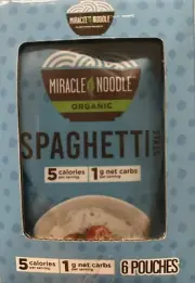 Miracle Noodle - Ready To Eat Organic Spaghetti Keto Vegan-Pack of 6(7oz Each)