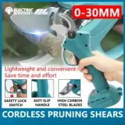 Brushless 4 Gear Cordless Pruner Shear Fruit Tree Bonsai Pruning Electric Tree B