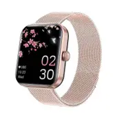 F57l Blood Sugar Monitoring Watch, Blood Sugar Watch, Blood Pressure Watch Sport Smart Watch Tw Milan Rose Gold