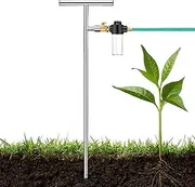 Deep Root Watering Tools, Deep Roots Sprinkling Tools | Deep Root Water Heater Stainless Steel Watering Wand Irrigation System with Fertilizer Dispenser, Root Water Filter, Root Washer with T Handle