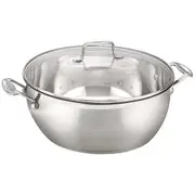 Scanpan Impact 32cm Stainless Steel Stewpot Casserole w/ Lid Round Cookware SLV
