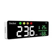 Dm1306d Digital Decibel Sound Meter Smart Noise Detector 30-130db Temperature And Humidity Monitor