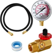 Air Tank Repair Kit, Includes Brass Manifold, 0-200 PSI Gauge, 4 Feet Air Hose,
