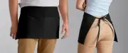 waist aprons 4-POCKETS APRONS restaurant utility 23" x 12" w/ PEN POCKET -2pack
