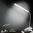 Flexible Bedside Desk Reading Usb Table Lamp Clip-On Clamp Led Reading Light