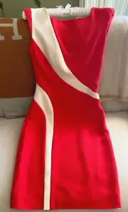 RACHEL ROY_ RED DRESS_ NEW w TAG_GORGEOUS_Retail $498_ EBAY 90% DISCOUNT!!