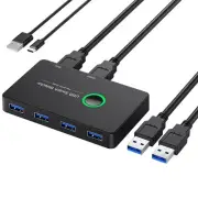 USB KVM Switch USB 3.0 KVM USB Switcher for Keyboard Mouse Printer Mi Box2536