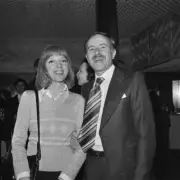 Anna Massey and Alec McCowen at the Evening Standard Theatre OLD PHOTO