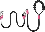 Double Dog Strap | Pet Strap Double Dog Rope | Anti-Twist Safety Equipment, Adjustable Animals Tool for Running, Walking, Beach, Camping, Backyard
