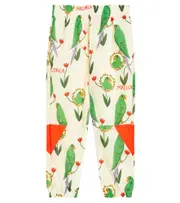 [Mini Rodini] Mini Rodini Parrots printed tracksuit pants Y 10/11 multicoloured
