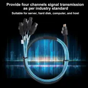 12Gbps Connecting Line MINI SAS 38p SFF‑8654 To 4 X Server Data Transmi SPM