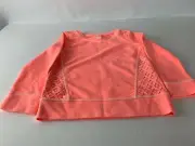 NWT Cat & Jack Girls Peach Top Size XS (4/5) With Lace