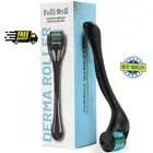 FolliRoll Blue Derma Roller for HAIR, BEARD and SKIN | Microneedle Roller...