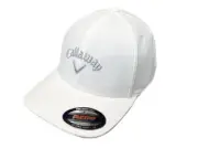 NEW 2025 Callaway Golf Stretch Fit White Fitted L/XL Hat/Cap
