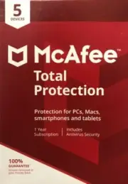 Home/office Software McAfee McAfee 2018 Total Protection - 5 Devices