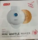 DASH K50775: 4" Mini Waffle Maker Makes Skulls - White