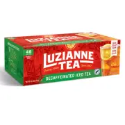 Decaffeinated Iced Tea Bags, Family Size, 48ct Box (Pack of 6)