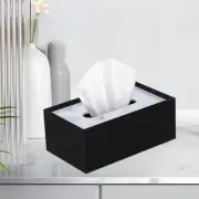 Tissue Box Cover Acrylic Rectangular Tissue Case for Kitchen Vanity Dresser