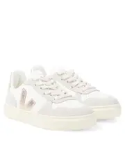 [Veja Kids] Veja Kids V-10 laces leather sneakers UK 3 neutrals