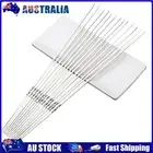 AU 20pcs BBQ Skewers Stainless Steel Kabob Skewers Reusable BBQ Grill Accessorie