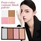 -Color Contour Makeup Palette, Blush Highlighter Bronzer Powder Kit GXO