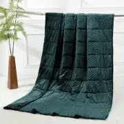 Alomidds Weighted Blanket (60"x80",20lbs Queen Size - Green), Weighted Blanke...