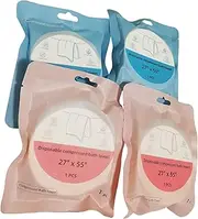 Aoyathrive 4 Pcs Large Compressed Bath Towel Tablets 140 * 70 cm, Disposable Compressed Towel Tablets Travel Towel for Hotel Camping Mountaineering Sports Hiking Beach Swimming Vacation (27x55Inch)