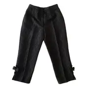 trousers Dolce & Gabbana Polyester for Female 42 IT