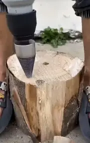 Log Wood Splitter Firewood Breaker 42mm Drill Bit Screw Cone Driver Fit Hex SDS