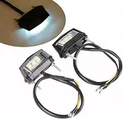 12V LED Motorcycle License Plate Light,Universal Motorbike Rear Tail Lamp,Waterproof for Car, Trailer, Vehicle or Truck