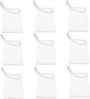 Healeved Multi-function Soap Pouch 30pcs Drawstring Soap Bags Mesh Net Ideal for Hair Body Wash Accessory