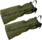 [TOGEVAL] Mountaineering Sandproof Footwear Shoe Gaiters Boots for Men Snow Defense Gaiter High Gaiters Climbing Gaiters Snow Boot Guard Snow Boots Gaiters for Men Oxford Cloth Black