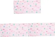 Happyyami 3pcs Beach Towel Microfiber Quick Dry Soft Breathable Yoga Gym Towel for Pool Beach